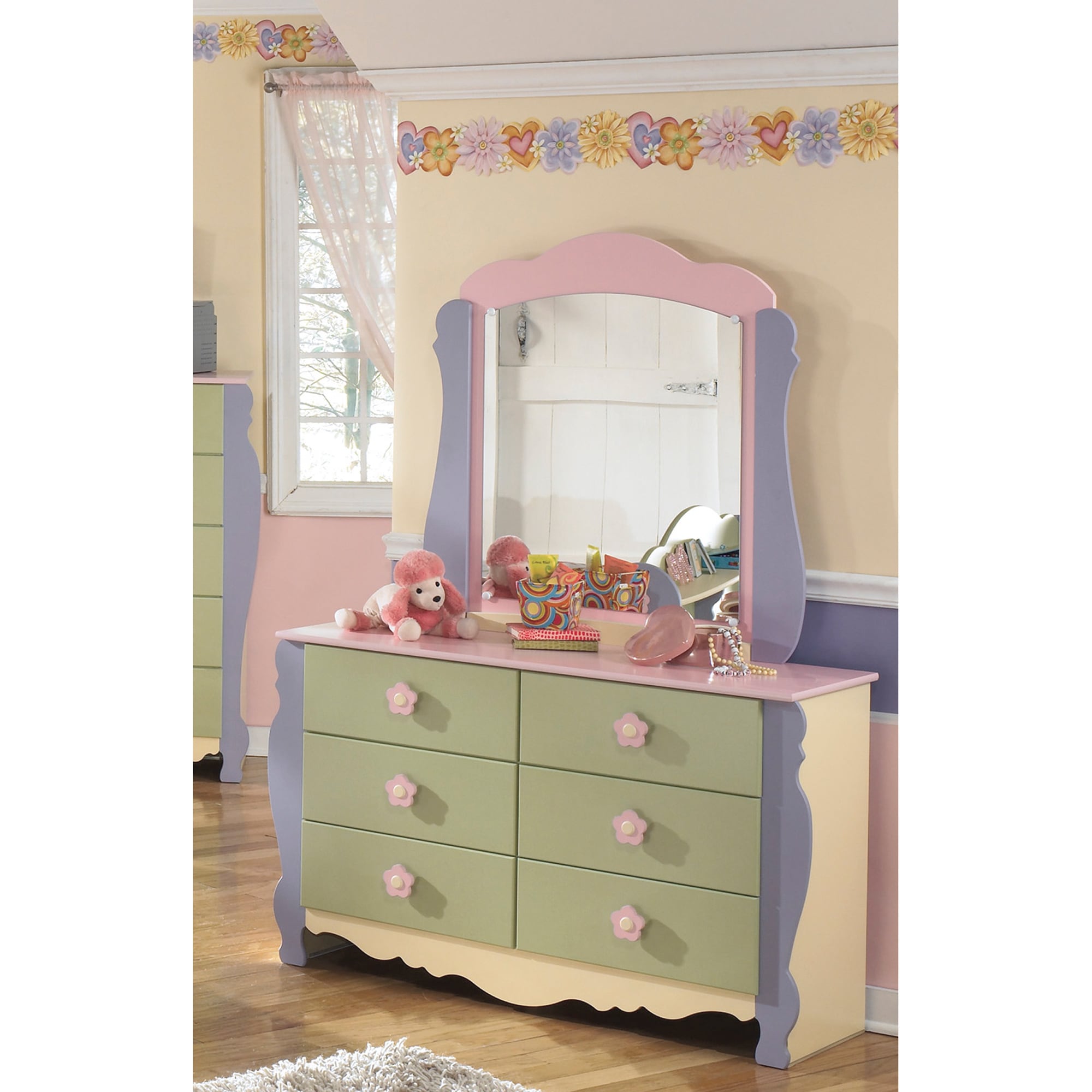 Signature Design By Ashley Doll House Dresser And Mirror