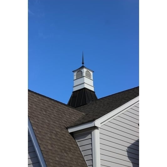 Gawain Pure Copper Rooftop Finial with Roof Mount by Good Directions