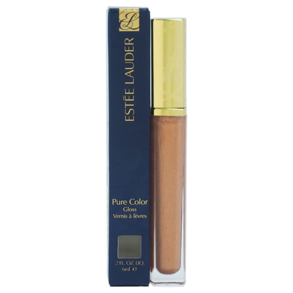 Estee Lauder Pure Color 13 Wired Copper Shimmer Lip Gloss Free