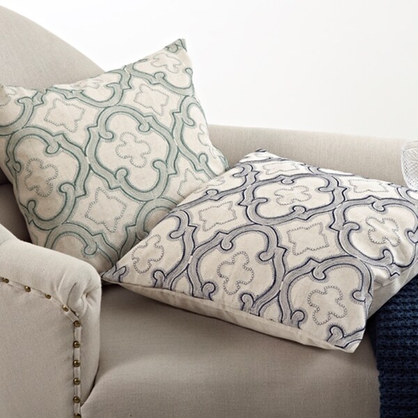 Shop Moroccan Design Down Filled 20inch Throw Pillow Free Shipping