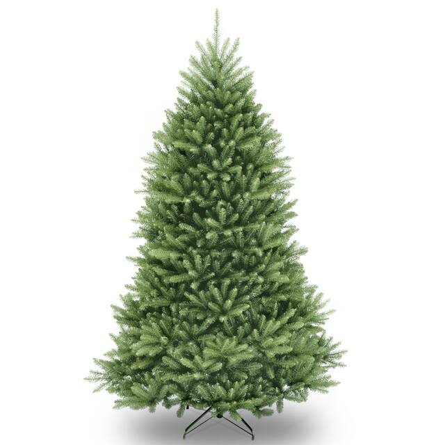 6.5-foot Fir Pre-lit or Unlit Artificial Hinged Christmas Tree - unlit