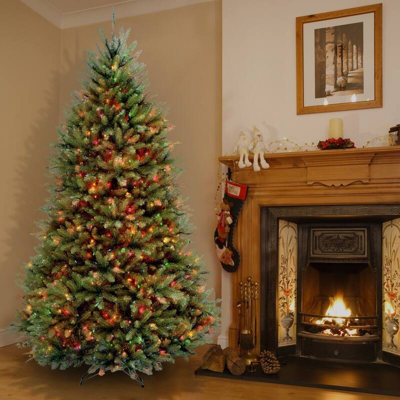 6.5-foot Fir Pre-lit or Unlit Artificial Hinged Christmas Tree
