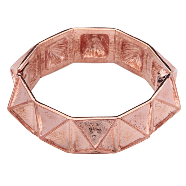 Kenneth Jay Lane Rose Goldtone Pyramid Cuff  ™ Shopping