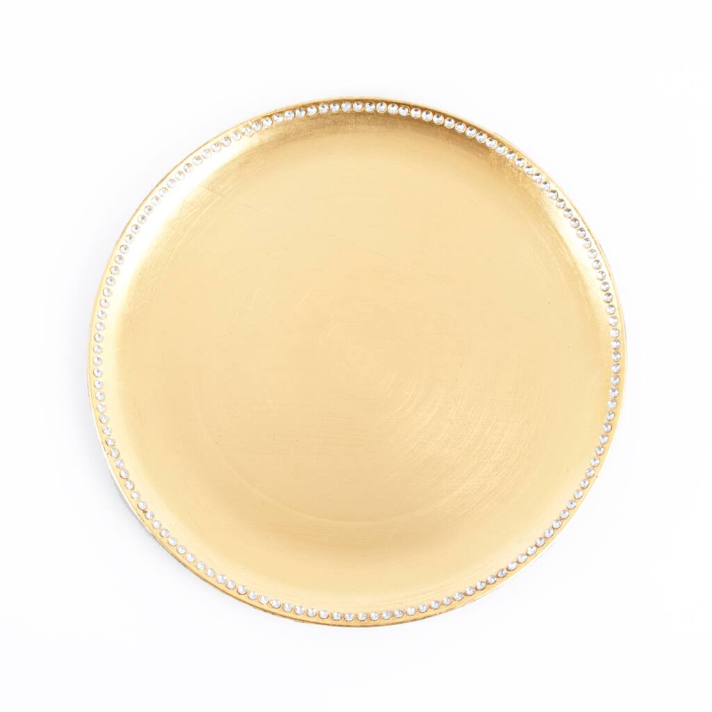 Studded Design Charger Plate (set of 4)