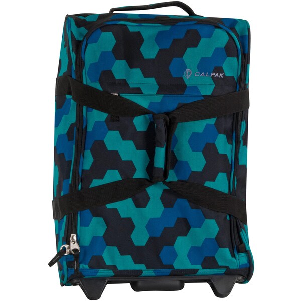 calpak teal luggage