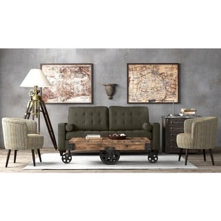 Top Product Reviews For Handy Living Taya Tufted Basil Green Sofast Handy Living Taya Tufted Basil Green Sofast Sofa