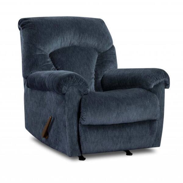 Made to Order Simmons Upholstery Aiden Navy Rocker Recliner Overstock 9415616