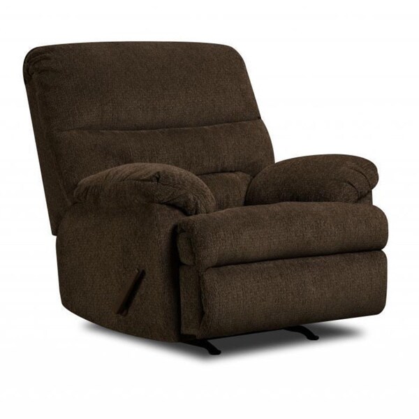 Made to Order Simmons Upholstery Dory Chocolate Rocker Recliner