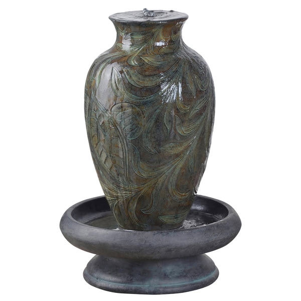 Shop Brielle Resin Vase Fountain Free Shipping Today Overstock