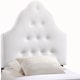 preview thumbnail 2 of 7, Sovereign Twin Vinyl Headboard White