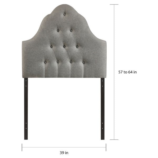 Sovereign Tufted Fabric Twin Headboard
