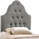 preview thumbnail 7 of 12, Sovereign Tufted Fabric Twin Headboard