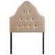 preview thumbnail 4 of 12, Sovereign Tufted Fabric Twin Headboard