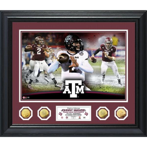 Shop Johnny Manziel Texas A&m Special Edition Photo Mint Gold Coin 