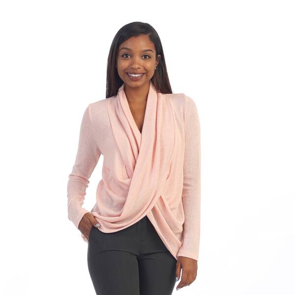 Shop Hadari Women S Criss Cross Drape Front Sweater Top Free