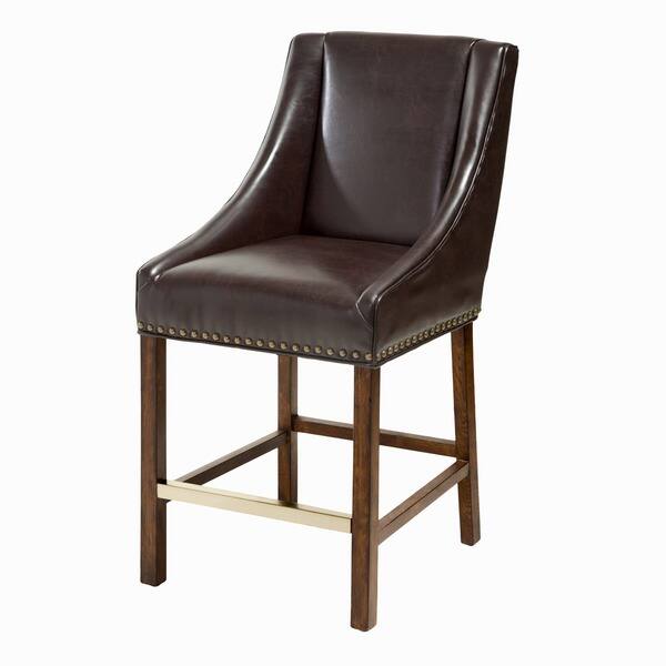 Christopher Knight Home James Bonded Leather Counter Stool - Overstock ...