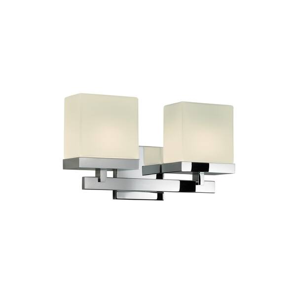 Sonneman Lighting Cubist 2-Light Bath Bar - Bed Bath & Beyond - 9420569