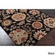 preview thumbnail 41 of 75, Lily Hand-tufted Transitional Floral Pattern Wool Area Rug 6' x 9' - Black/Red - Runner/Rectangle