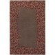preview thumbnail 48 of 75, Rome Hand Tufted Floral Border Area Rug Brown - 6' x 9' - Runner/Rectangle