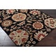 preview thumbnail 60 of 75, Lily Hand-tufted Transitional Floral Pattern Wool Area Rug 5' x 8' - Black/Red - Runner/Rectangle