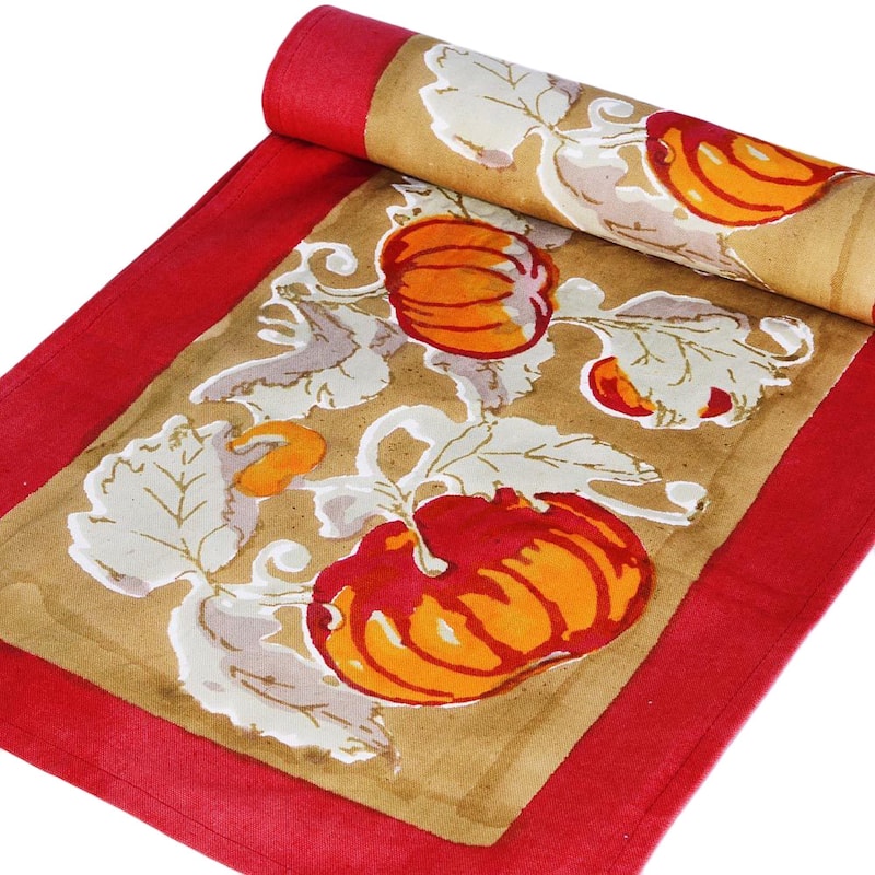 Couleur Nature Pumpkin Table Runner
