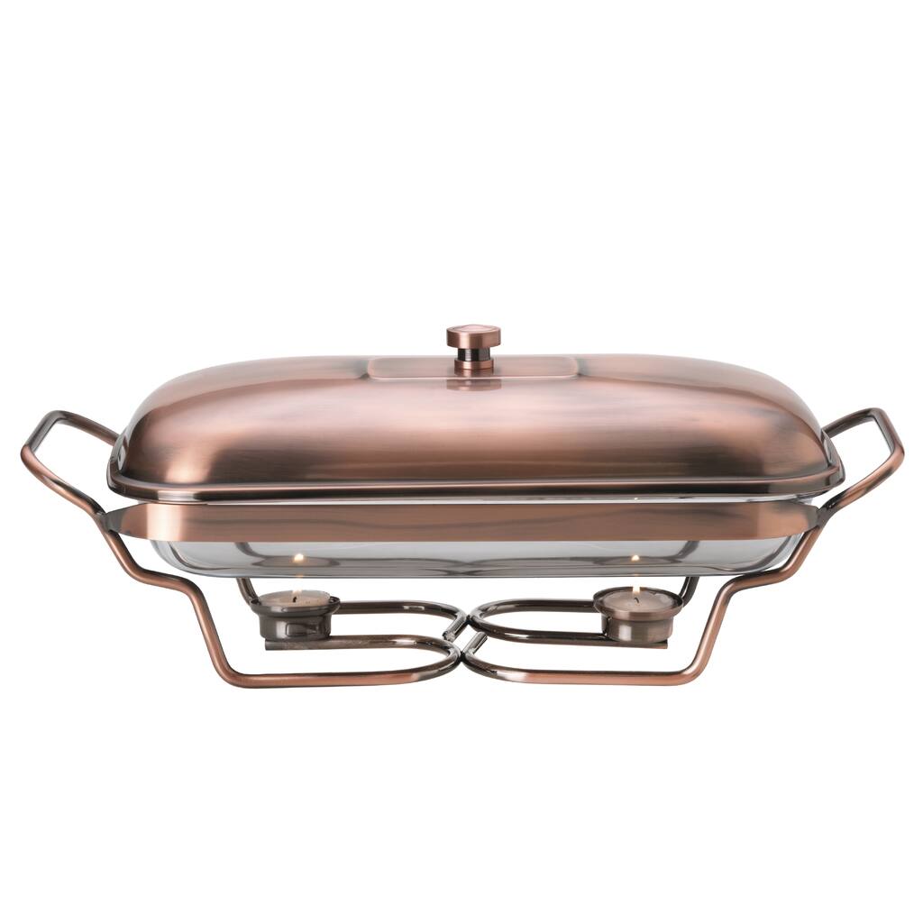Towle Living Contempo Copper Oblong Warmer