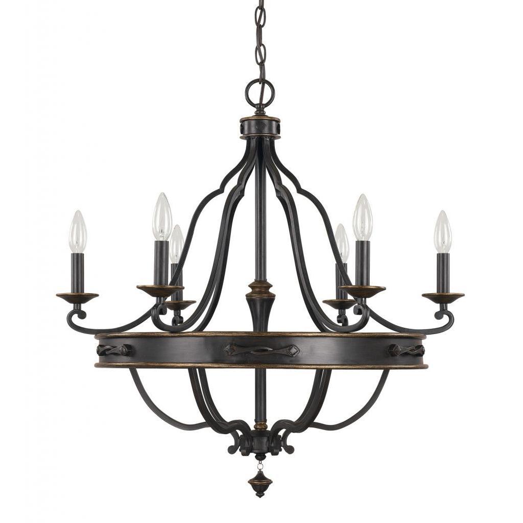 Wyatt 6-light Surry Chandelier - Chandeliers For Bedrooms by Overstock.com