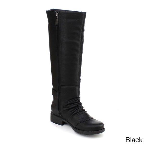 DBDK Womens Calcia 4 Slouchy Riding Knee High Boots  