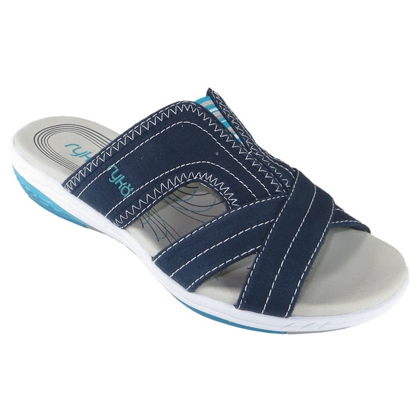 women's canvas slides