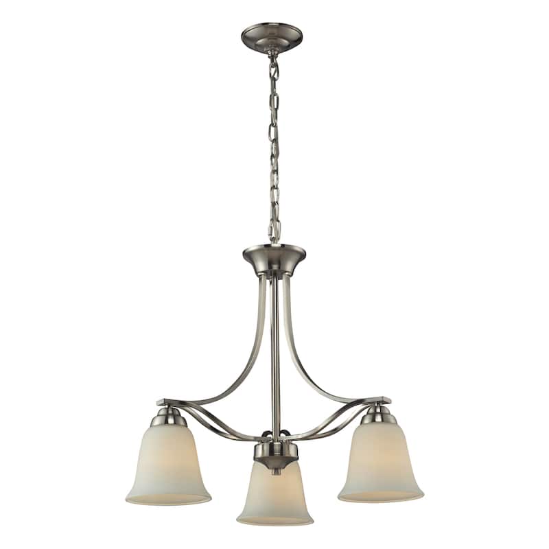 Elk Home Malaga Brushed Nickel Metal 22 Inch Wide Chandelier