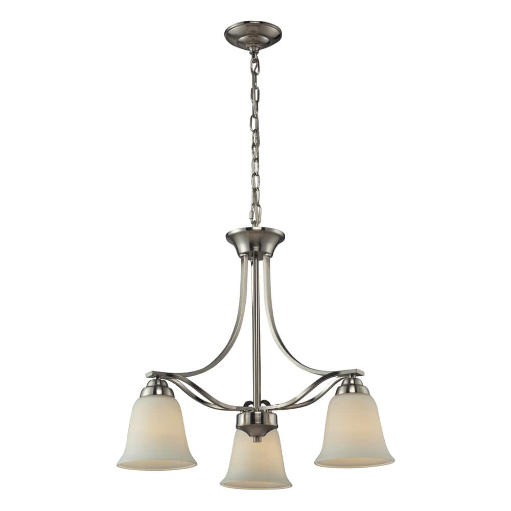 Elk Home Malaga Brushed Nickel Metal 22 Inch Wide Chandelier