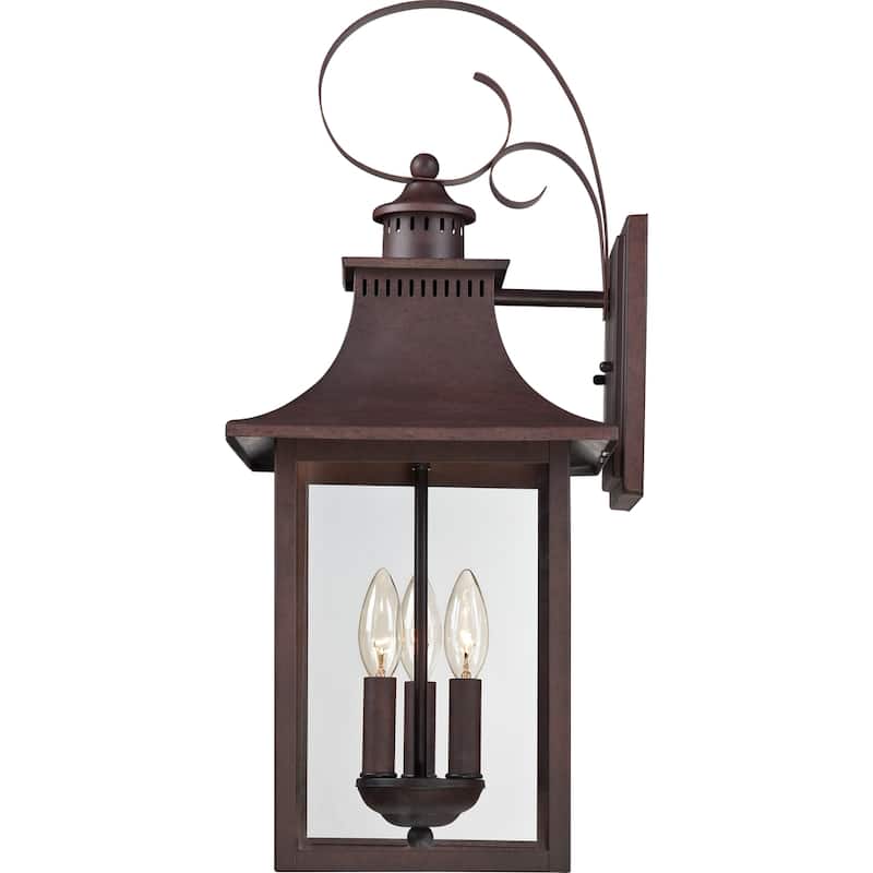 Maikoor 3-light Copper Bronze Large Wall Lantern by Havenside Home