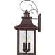 preview thumbnail 4 of 3, Maikoor 3-light Copper Bronze Large Wall Lantern by Havenside Home