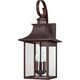 preview thumbnail 2 of 3, Maikoor 3-light Copper Bronze Large Wall Lantern by Havenside Home