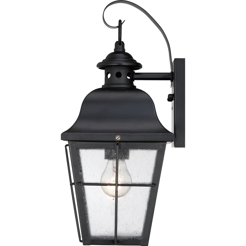 Copper Grove Ellenwood Small Black Wall Lantern