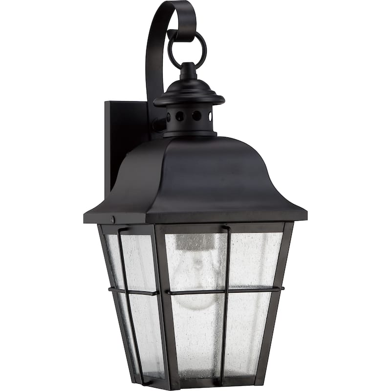 Copper Grove Ellenwood Small Black Wall Lantern