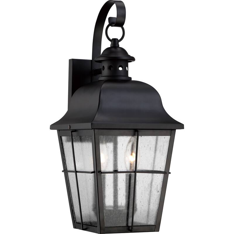 Copper Grove Ellenwood Medium Black Wall Lantern