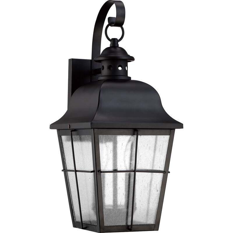 Copper Grove Ellenwood Medium Black Wall Lantern
