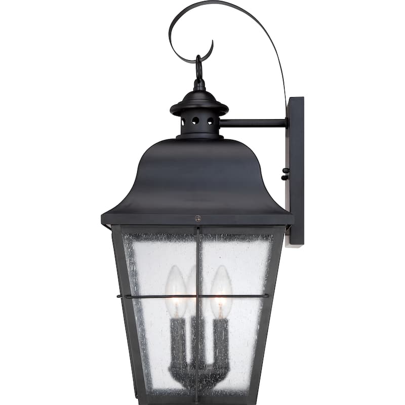 Copper Grove Ellenwood Large Black Wall Lantern