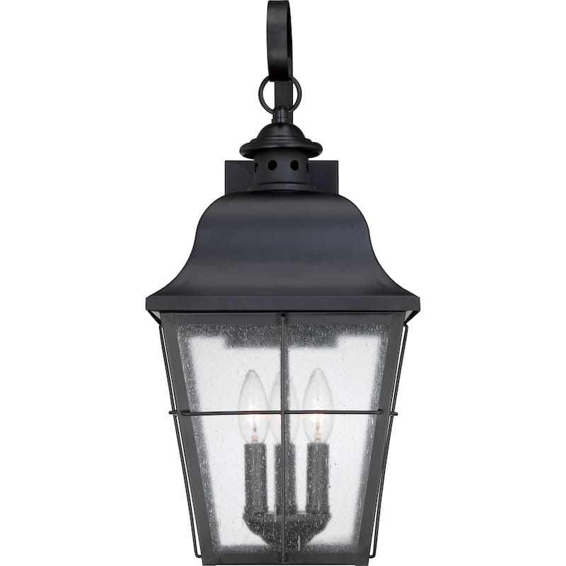 Copper Grove Ellenwood Large Black Wall Lantern