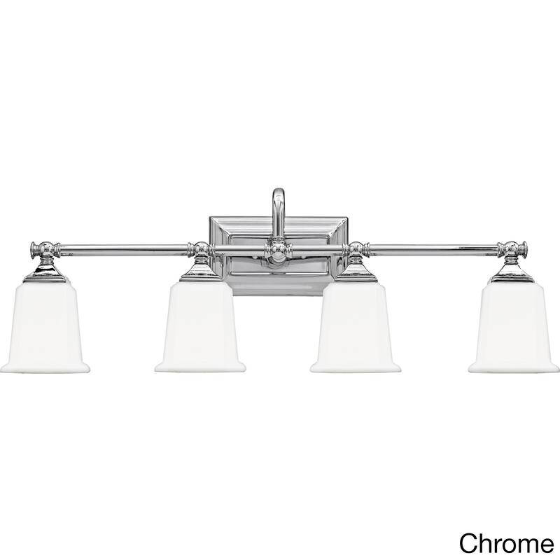Quoize 'Nicholas' 4-light Brushed Bath Vanity