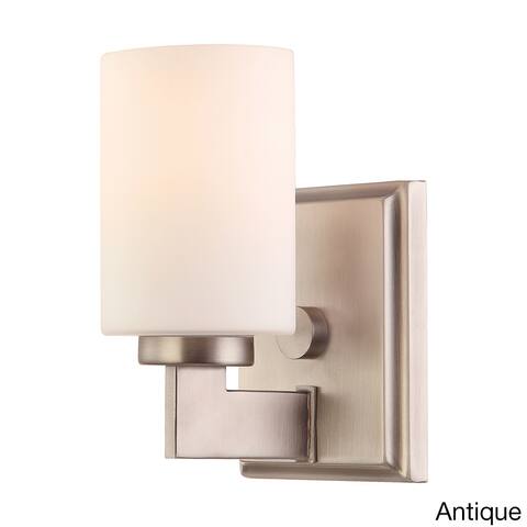 Quoizel Taylor 1-Light Vanity Light with Opal Etched Glass