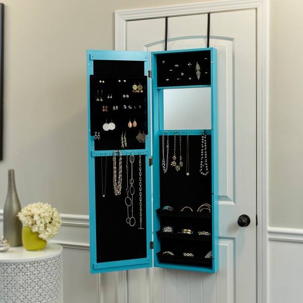 Shop Innerspace Turquoise Over The Door Wall Hang Mirrored