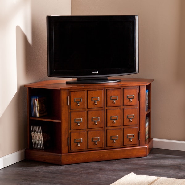 Shop Harper Blvd Patterson Corner Apothecary TV/ Media Stand Free Shipping Today Overstock