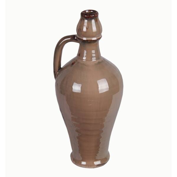 Large Ceramic Jar with Handle Overstock 9422874