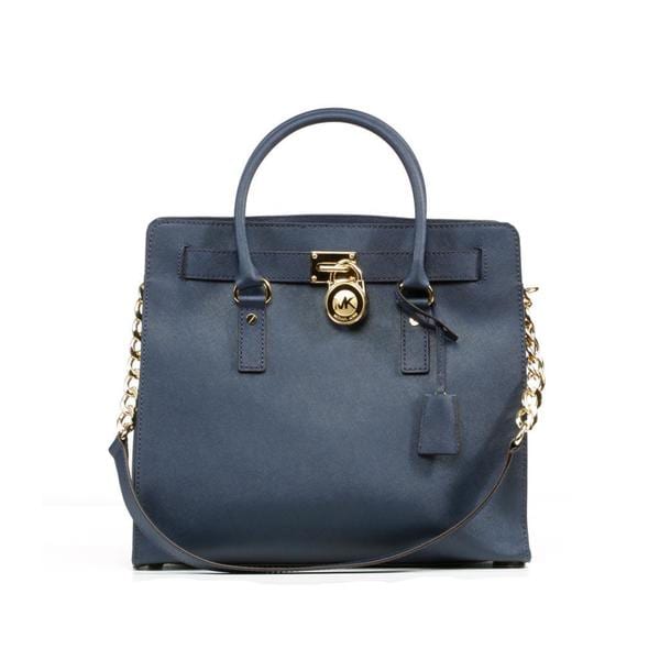 michael kors hamilton purse navy