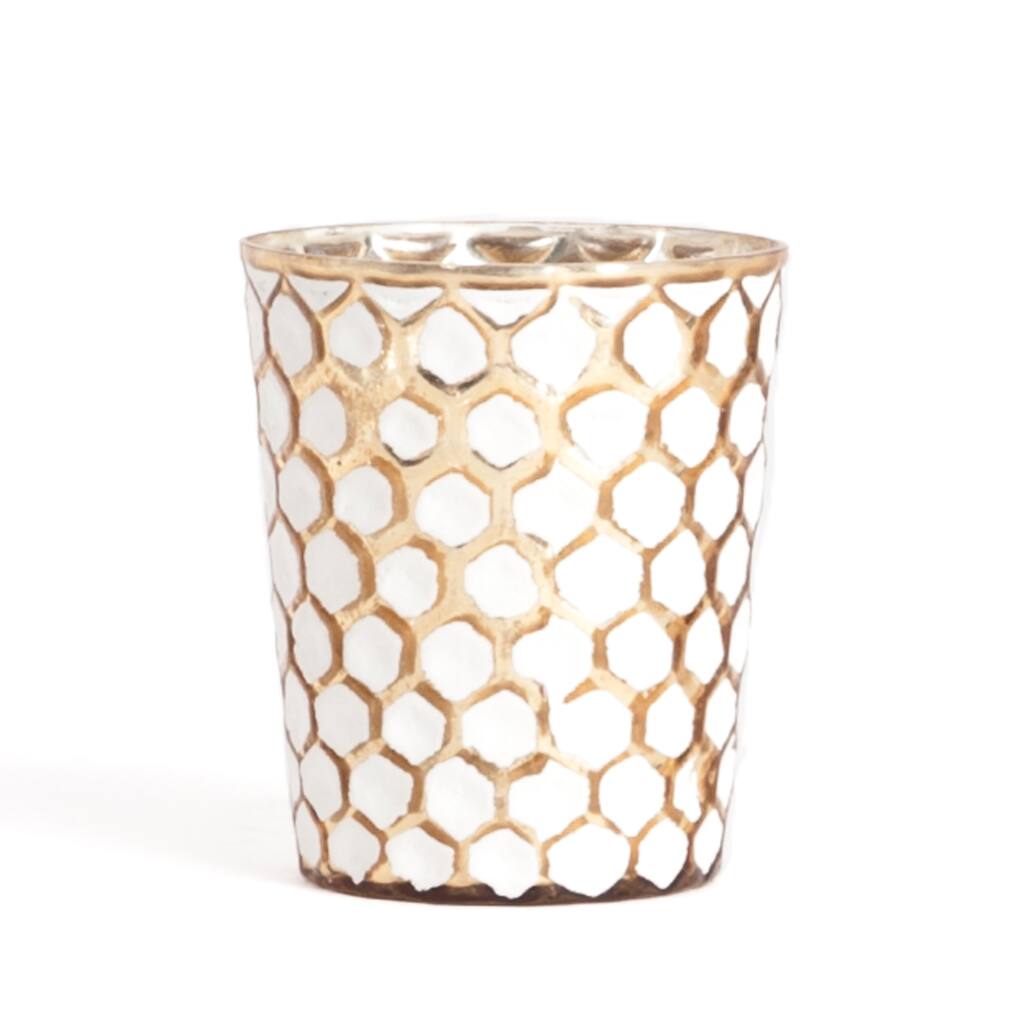 Glass Candle Holder (Set of 2)