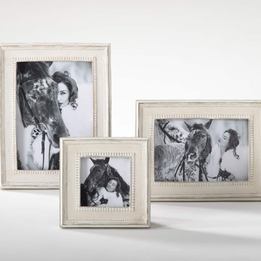 Distressed Wood Photo Frame