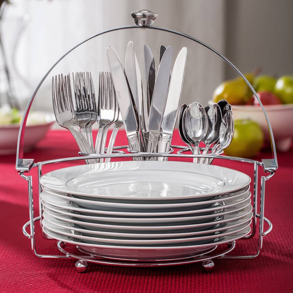 Towle Living 33-Buffet with Plates and Flatware