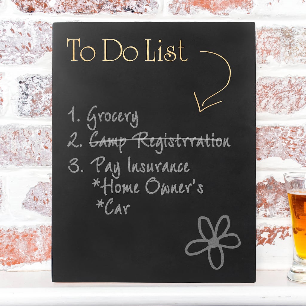 To Do List Chalkboard Sign